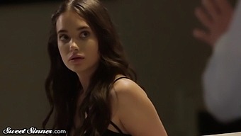 Gia'S Romantic Encounter With Stepdad In Sensual Cowgirl Position