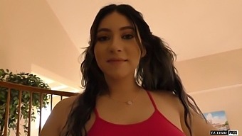Amilia Onyx, The Sexy College Girl With Big Ass And Balls, Wants You To Cum Inside Her
