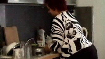 Mature Bbw Grandma Gets Pounded In The Kitchen