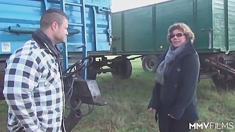 A Mature German Woman Enjoys Youthful Company
