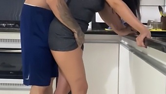 A Steamy Encounter In The Kitchen - Onlyfans Video