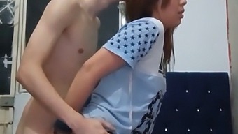 Horny Colombian Stepsister Starts Flirting With Me By Touching Me With Her Rich Lips