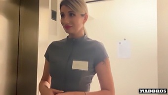 Ukrainian Maid Caught Red-Handed And Penetrated In The Toilet