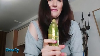 Female Ejaculation From Cucumber Insertion And Intense Fisting