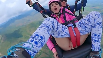 Erotic Paragliding Adventure With A Stunning Babe At 7,000 Feet