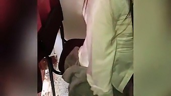 A College Professor Engages In Sexual Activity With A Latino Female Student In A Classroom, Featuring An Age Gap And Authentic College Sex.