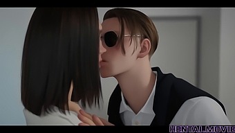 Hilarious Bondage Scene With A Spoiled Student And Their Teacher