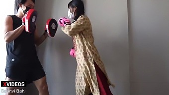 Indian Cutie With Small Tits Gets Punched And Fucked Hard