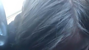 Two Girls Engage In Public Road Blowjob