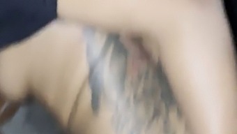 Tattooed Beauty Cali Gets Caught Up In Public Affair With Link Smoke
