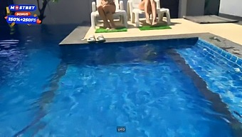 College Students Organize A Pool Party And Offer Sex To The Lifeguards.