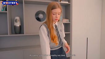 Redheaded Student Caught On Webcam, Choose Between Expulsion And Rough Sex.
