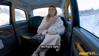 Beautiful Lingerie Model Gets Rough And Deepthroat Blowjob And Fast Sex In A Fake Taxi Ride
