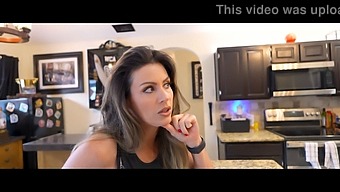 Stepmother Coco Vandi Strip Poker Game In Part 1.